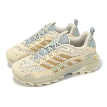Merrell 登山鞋 Moab Speed 2 女鞋 淺米咖 郊山 越野 戶外 黃金大底 ML038826