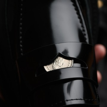 VATIC PENNY LOAFER POLISHED 光皮樂福鞋 內外增高63mm - 36