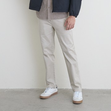 GIORDANO 男裝高彈力天絲直筒卡其褲(多色任選)