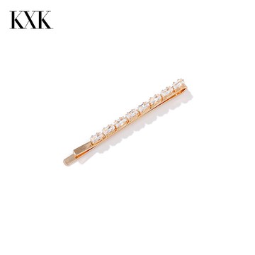 水鉆發夾女發卡后腦勺頭飾夾子簡約復古頂夾一字夾網紅劉海夾