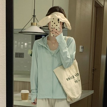 防曬衣女夏季 戶外防紫外線透氣外套 冰絲開衫薄款防曬服【不二雜貨】