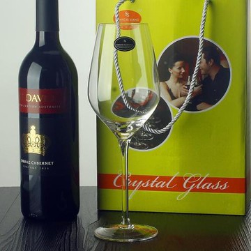 歐式水晶紅酒杯子杯禮盒套裝 高檔兩只裝高腳葡萄酒杯波爾多酒杯