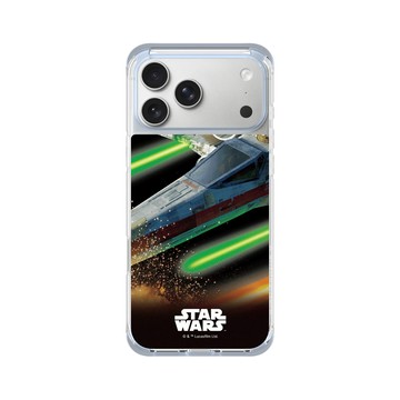 iPhone 17 Pro Max ClearX (MagSafe 兼容) 冰透藍 - 迪士尼-星際大戰 Star Wars - X翼戰機