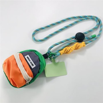 小紅書爆款手機斜挎掛繩帶零錢包掛件戶外便攜可調節側背手機掛繩