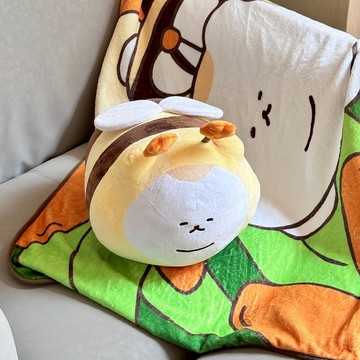 【3MONTHS】3MONTHS-抱枕毛毯(蜜蜂款)