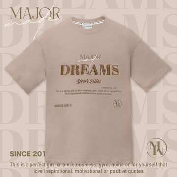 夢想DREAM刺繡短TEE