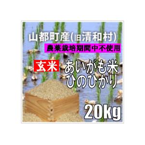 令和5年産　玄米　熊本県山都町産アイガモ米　ヒノヒカリ　20kg