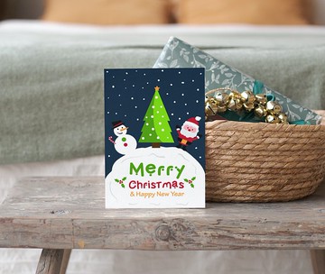 銀白耶誕城 創意數字油畫 【獨家聖誕】