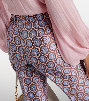 Etro Cropped jacquard slim pants