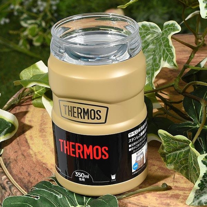 送料無料 350ml缶がすっぽり入る 保冷缶ホルダー サーモス THERMOS 保温保冷 丸洗い可能 アウトドア キャンプ フェス ROD-0021  | LINEショッピング