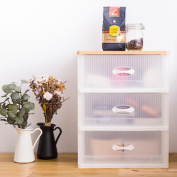 時尚屋  奈良三層收納櫃附輪