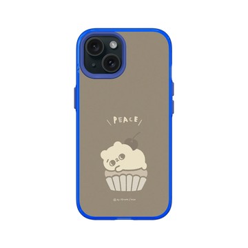 iPhone 15 Clear 激光藍 - 爽爽貓 Song Song Meow by SECOND - 一塊爽貓蛋糕