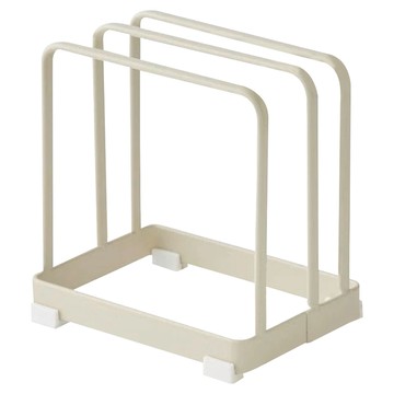 樂司廚品 小鐵砧板架 12 x 8.5 x 12cm  奶茶色  1個