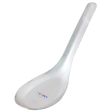 TiANN 鈦安 經典台式 輕巧好握 設計  湯匙  1支  純鈦 銀色