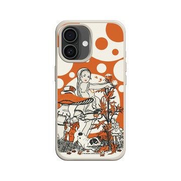 iPhone 16 SolidX 貝殼灰 - The British Library - 愛麗絲的多彩仙境