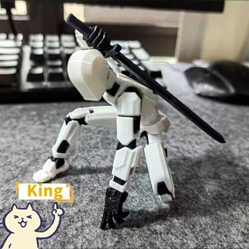 【台灣出貨】dummy 13幸運人偶 假人玩偶 DIY解壓神器 迷你小人拼裝玩具 全身可動玩偶 素體人偶 3D打印玩具