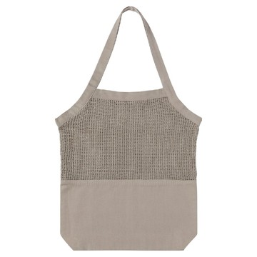 danica STUDIO Heirloom 網格純棉購物袋  岩灰色  41 x 9 x 71cm
