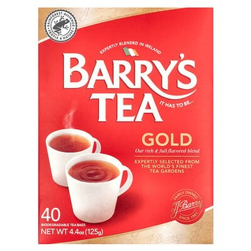 Barry's Tea, Gold Blend，40 茶包，4.4 盎司（125 克）