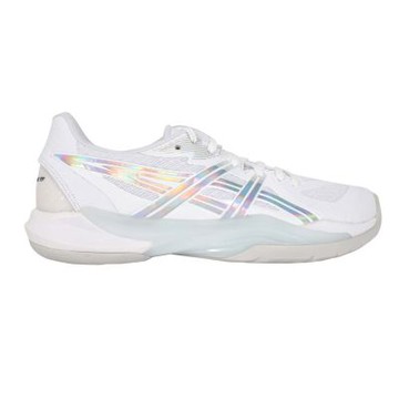 ASICS POWERBREAK FF 男羽球鞋-排球 羽毛球 1073A090-100 白炫彩銀