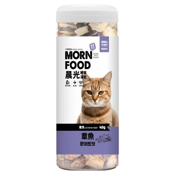 晨光 貓用鮮食凍乾  1罐  40g  章魚