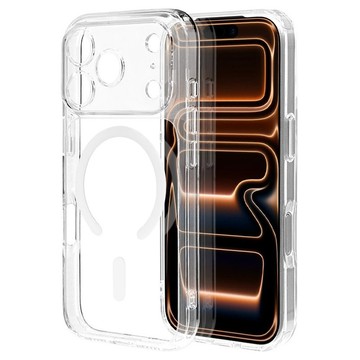 鏡頭區包覆RHINOX iPhone17Pro透明全包手機殼 磁吸防摔殼