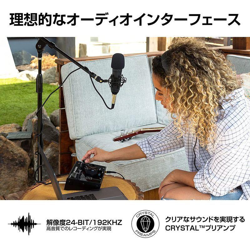 M-Audio USB USB-C オーディオインターフェース 2イン 2アウト 音楽制作ソフト付 再生 ハイレゾ音源 宅録 低ノイズ DT