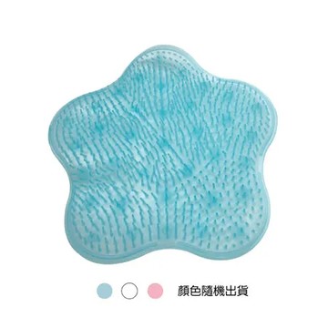 水摩爾 洗澡搓背軟Q搓澡條 防滑清潔墊 1片-吸盤吸附浴室磁磚 擦背搓背抓背不求人 刷洗搓去角質沐浴刷 搓澡刷腳底按摩墊