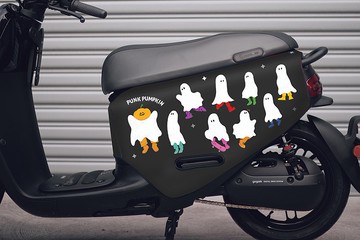 gogoro防刮車套 鬼鬼 ( gogoro 2/3/viva/Ai1/UR1/eReady )