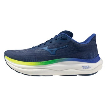 Mizuno 美津濃 Wave Sky 9 J1GC250252 男 慢跑鞋 跑鞋 路跑 極致避震 旗艦款 深藍