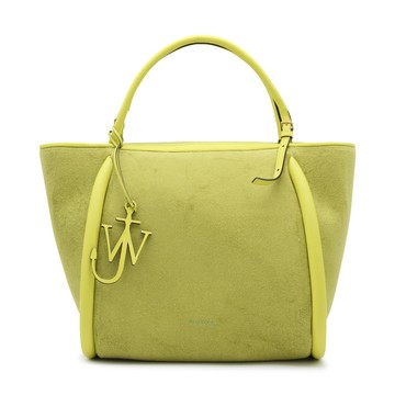 J.w. Anderson - Lime Cotton Blend Bumper 31 Terry Towel Tote Bag