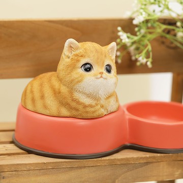 Devalier ca241y【正品】貓公仔茶虎小包樹脂禮物*佳禮物（餌盒茶虎）