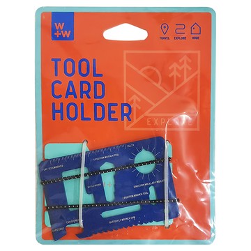 W+W 多功能卡片工具組 旅行 探索 家用  8.3 x 5.2 x 0.3cm  1組