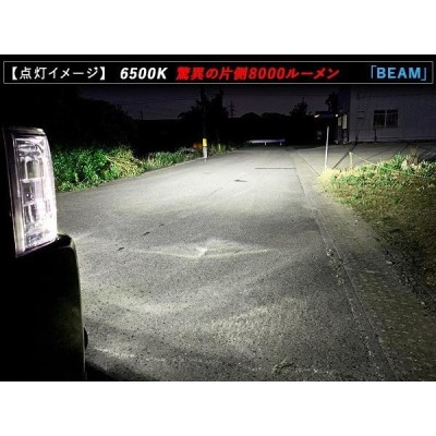 N-WGN LEDヘッドライト LEDフォグランプ H4 LEDライト 6000K/16000LM