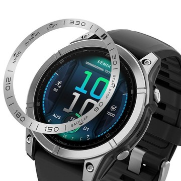 【免運】適用garmin佳明Fenix8金屬刻度保護圈飛耐時8 51/47MM競速手錶圈