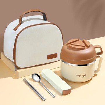 不銹鋼保溫飯盒上班族兒童小學生專用快餐杯食堂打便當餐盒飯盆缸