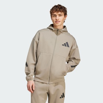 ADIDAS Z.N.E. 男 連帽外套 卡其