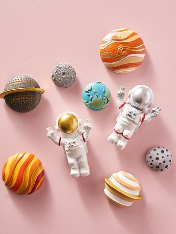 風太空宇航員磁鐵冰箱貼可愛卡通創意個性3D立體磁性貼裝飾品