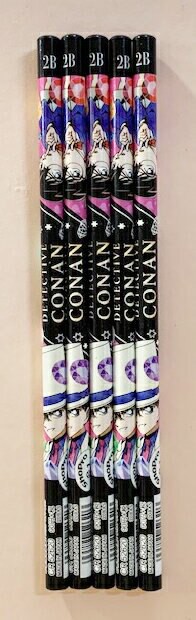【震撼精品百貨】名偵探柯南Detective Conan 5入鉛筆2B-黑*52620 震撼日式精品百貨
