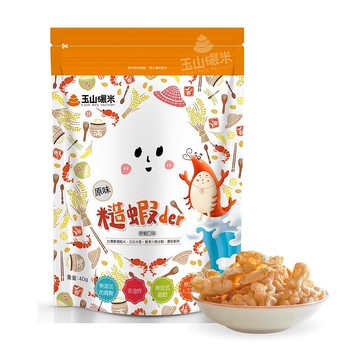 【玉山碾米】非油炸蝦餅/糙米蝦餅/糙蝦der 40g