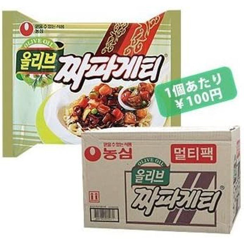 農心 オリーブチャパゲティ 1BOX (40入)韓国じゃじゃ麺、ジャージャー麺