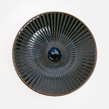 艾禮思輕量瓷深盤22cm 風車海藍