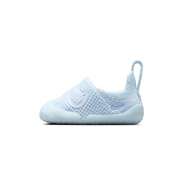 Nike Swoosh 1 小童 藍 運動 膠底 休閒 小朋友 免綁帶 休閒鞋 FB3244-402