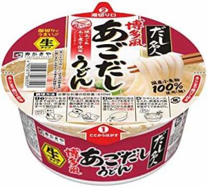 寿がきや カップだし名人博多風あごだしうどん 129g×12個