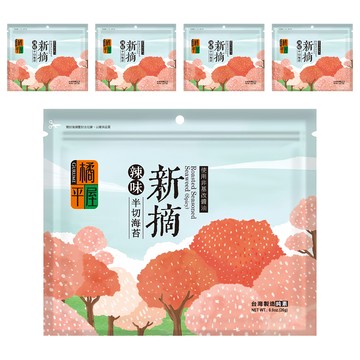 橘平屋 新摘海苔 辣味  26g  5包