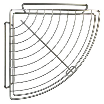 Easy 易立家 304不鏽鋼扇形角落架 無痕掛勾  透明色  1個