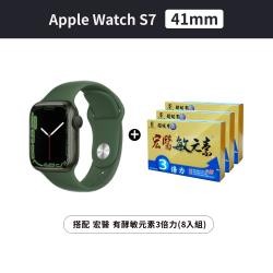 最新Apple Watch Series7 GPS41mmミッドナイト+ケース villededakar.sn