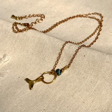 老林雜貨 | 魚尾設計項鍊