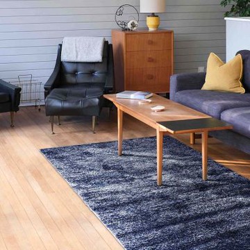 【山德力】卡特蘭長毛地毯140X200cm 淺藍色