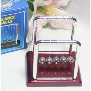 【玩具兄妹】現貨！牛頓珠 物理學 科學玩具 能量守恆定律 擺設小物 辦公室 科學教材 科學實驗