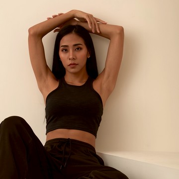 RibSoft 羅紋削肩BraTop